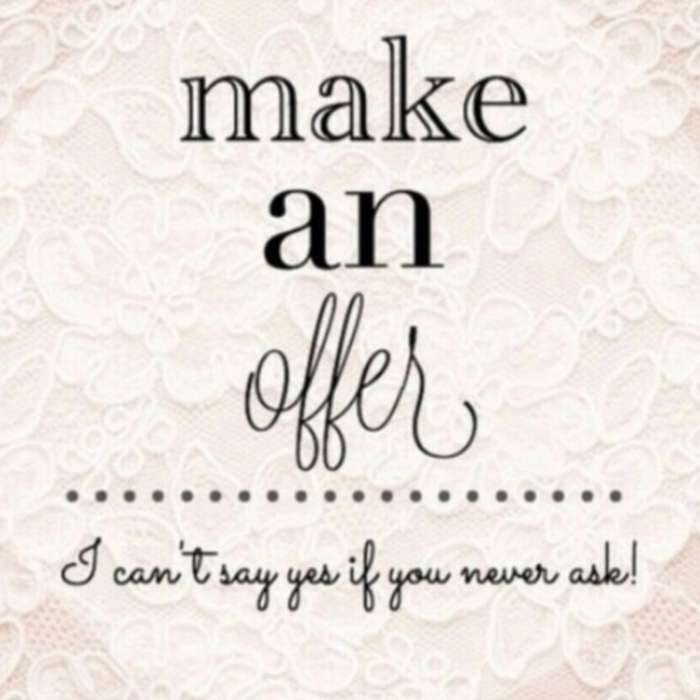 Reasonable offers accepted!